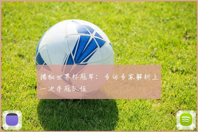 揭秘世界杯冠军:专访专家解析上一次夺冠队伍